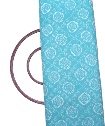 Light Blue Colour Bandhani Printed Cotton Fabric